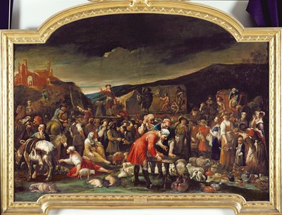 The Market, or The Fair of Poggio a Caiano by Giuseppe Maria Crespi